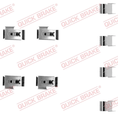 Accessory Kit, disc brake pad